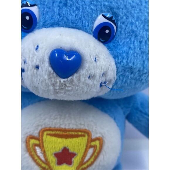 VTG 2003 Care Bears Champ  Bear Plush Teddy Trophy Champion 8” - Picture 4 of 11